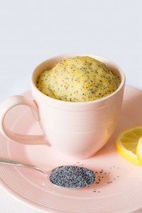 Recept: Citroen mug-cake met maanzaad